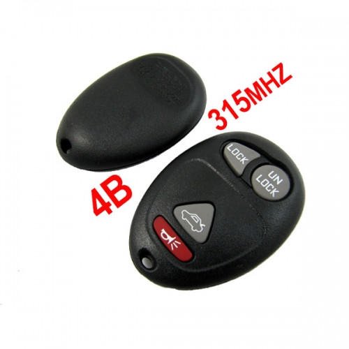 Buick Regal 4 Buttons 315MHZ Remote Key (Made in China)
